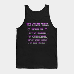 Laszlo Cravensworth He's My Best Friend Tank Top